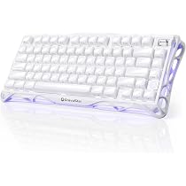 Amazon | GravaStar Mercury K1 かわいいホワイト ゲーミング
